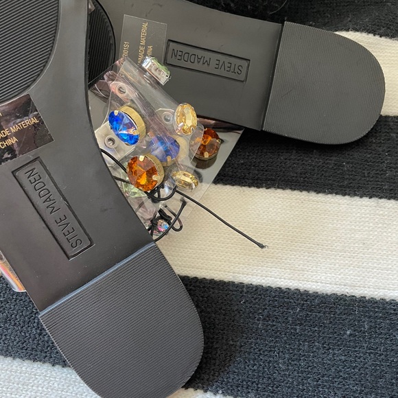 Steve Madden Shani rhinestone clear sandals - Picture 4 of 7